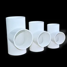 Водопроводный ПВХ тройниковый соединитель Диаметр равных держатели для мяча 20 25 32 40 50 63 75 90 110 125