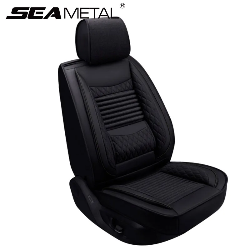 SEAMETAL All-inclusive-Auto Sitz Deckt Luxus Leder Auto Sitz Abdeckung  Kissen Auto Stuhl Protector Universal Fit Auto Lkw SUV - AliExpress