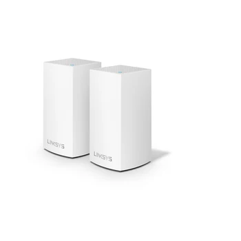 Günstig Linksys WHW0102 (AC2600) Velop Intelligente Hause Mesh WiFi System Für Ganze Hause WiFi Mesh Netzwerk, 2-Pack Weiß
