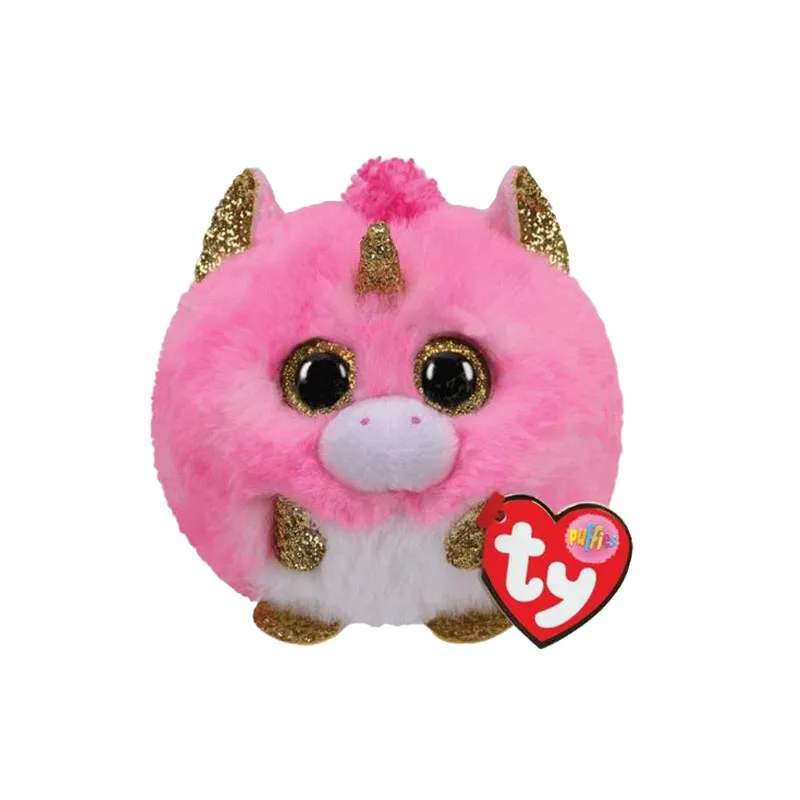 10CM Ty Big Eyes Bubble Ball Series Cat Husky Monkey Mouse Owl Unicorn Palm Doll Soft Plush Mini Toy Boy and Girl Birthday Gift