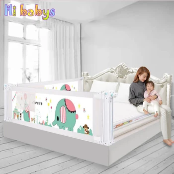

Adjustable Baby Playpen Infants Safety Gate Vertical Lift Bed Guardrail Safety Bed Fence Security Fencing Children Crib Rail