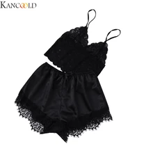 KANCOOLD корейский женский Одноцветный банный халат с v-образным вырезом, ночное белье, женское сексуальное кружевное белье, новая мода, Лидер продаж