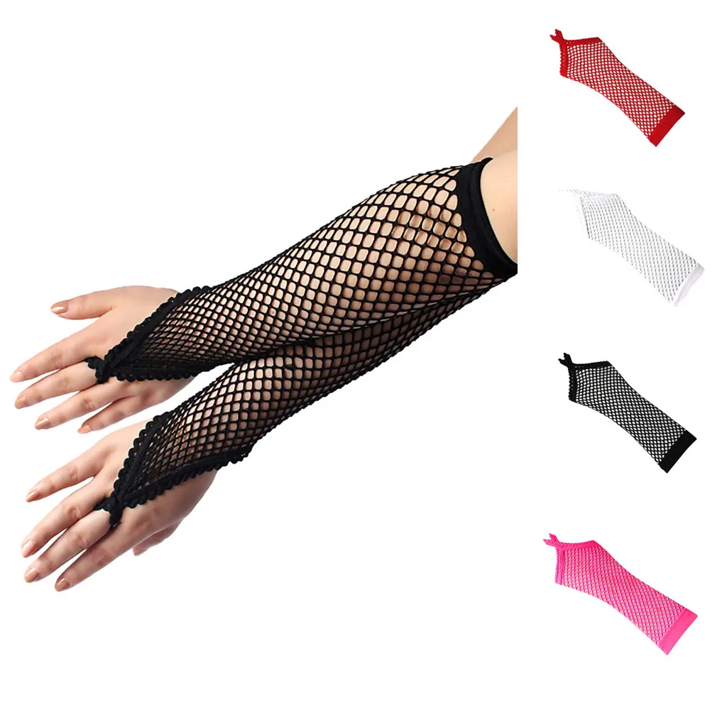 1 пара элегантные свадебные вечерние оперные перчатки без пальцев сексуальные