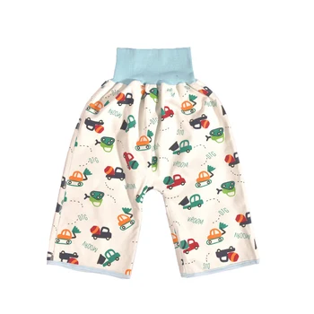 

new washable prevent bed wetting Pure cotton high waist nappy trousers for preventing leakage of urine Learning traning pants