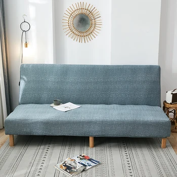 

Airldianer Sofa Bed Cover Folding seat slipcovers Modern stretch covers cheap Armless Couch sofa Protector Towel wrap bench