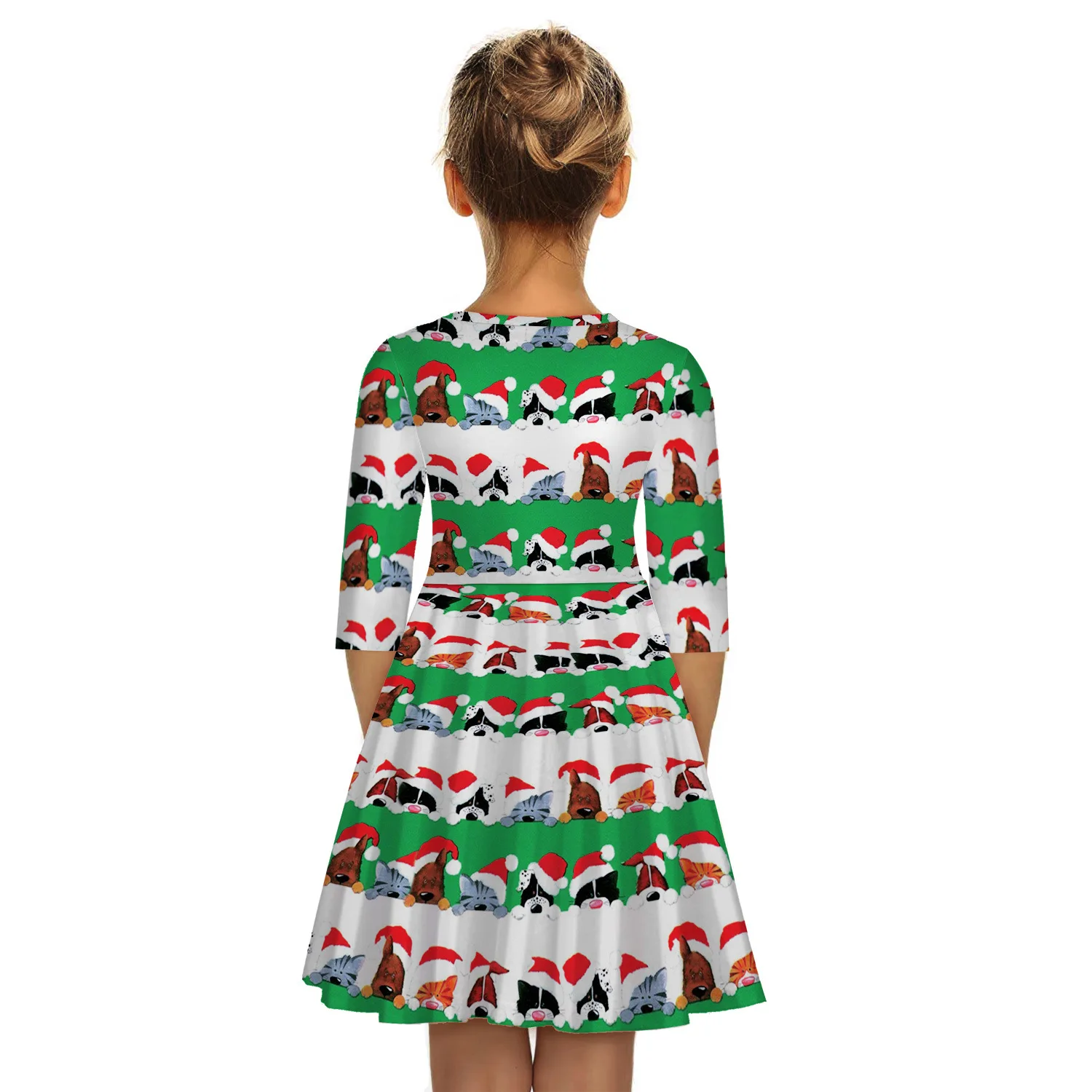 Рождественская зимняя одежда для маленьких девочек; Семейные рождественские пижамы; Рождественская одежда для мамы и дочки; Рождественская одежда; платье для девочек