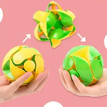 8cm Ball Color Flipping Ball Pitch Color Switch Ball Child'S Birthday Gift Ball Toy Hand Throw Changing Decompression Toy Random