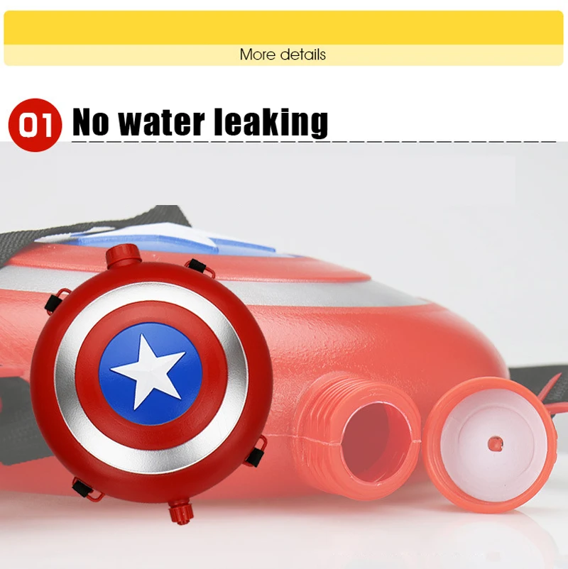 Водяной пистолет Мститель Лига мальчик водяной пистолет железный человек паук рюкзак открытый боевой водяной пистолет игрушки для детей
