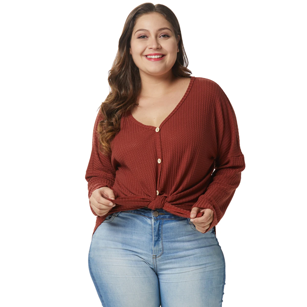 

Large size Large size button cardigan Women 2019 Winter Oversize Coat Casual V Neck Women Sweater Plus Size Female Clothing