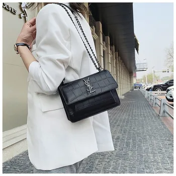 

Korean version of the small square bag 2020 new wave chain shoulder bag women's crossbody bag