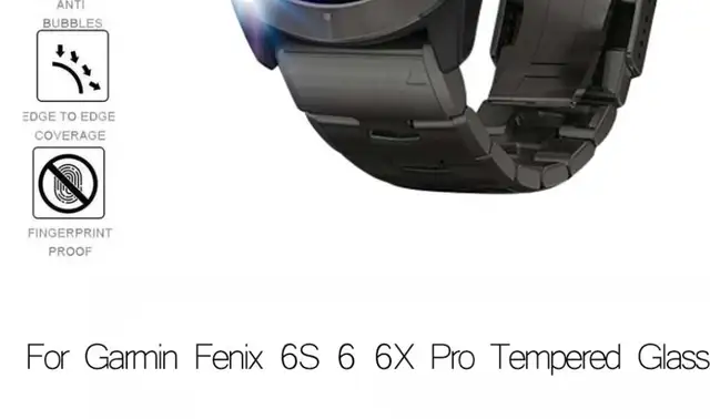 Pellicola Vetro Temperato Per Garmin Forerunner 55 - 4 Pezzi + 4 Tappi Silicone, Durezza 9H, Antigraffio