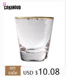 CAKEHOUD Household Glass Beer Mug With Handle Thickened Transparent Crystal Tea Cup Drink Cup Bar Party Supplies Cocktail Glass