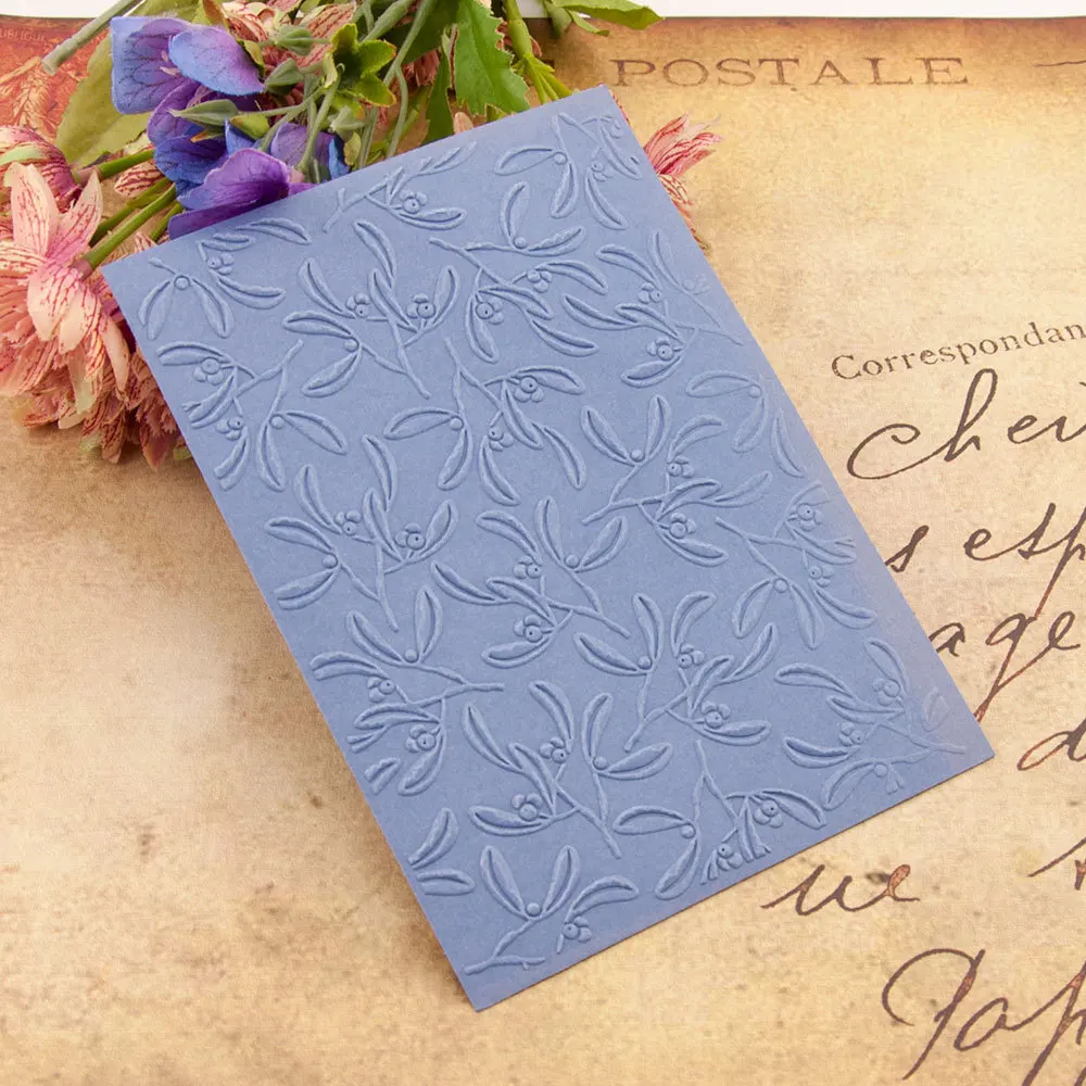 Leaf Plastic Embossing print DIY Plastic Embossing Folders DIY Scrapbooking Paper Craft Card Making Decoration Supplies