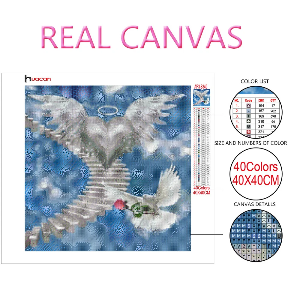 LoveMyHome - Kit completo per diamond painting, set per pittura a mosaico, con perline quadrate 5D da incollare e utensili, motivo: paesaggio – la splendida campagna, 25X31CM