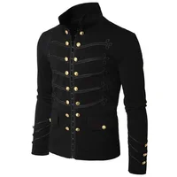 Повседневный пиджак, куртка осенний кардиган с рисунком «черный весенний рок, Ретро стиль, стимпанк, верхняя одежда в готическом стиле