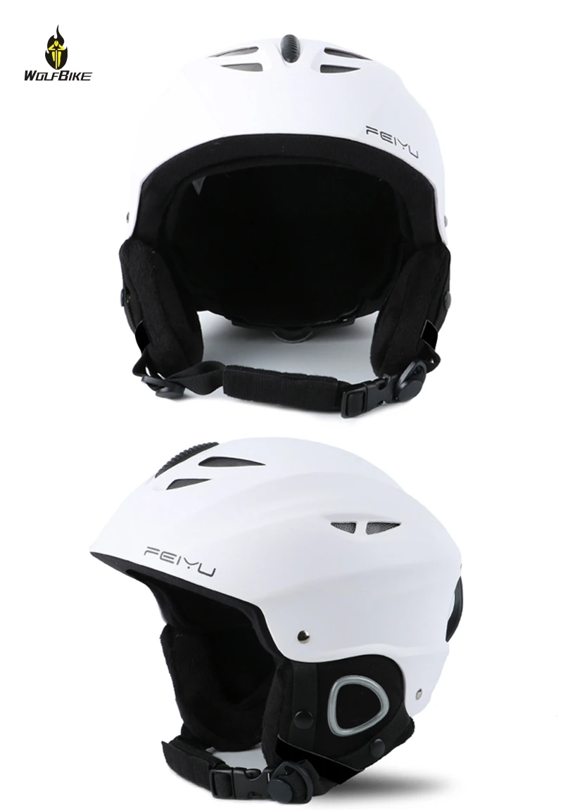 Зимние шлемы для сноуборда, для взрослых, 5 цветов, 52-59 см, защита головы, для скейтбординга, велосипеда, спорта, Safey, шапки, лыжный шлем