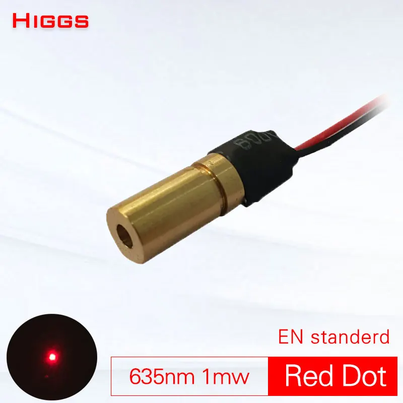 

High quality EN standerd 635nm 1mw red dot laser module low power class I laser sight PM2.5 Laser Emitter for Dust Detection