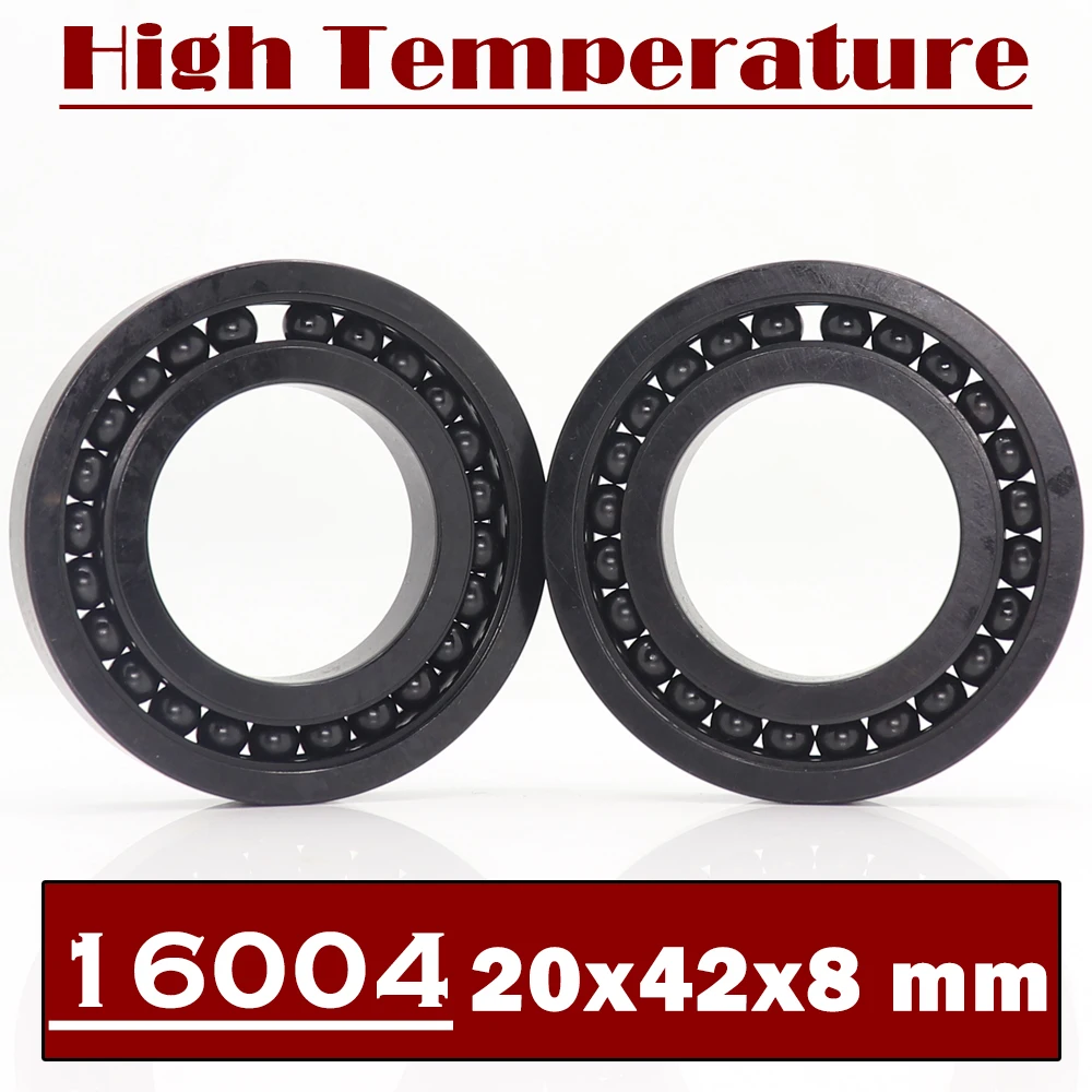 

16004 High Temperature Bearing 20*42*8 mm ( 2 Pcs ) 500 Degrees Celsius Thin Section Bearings Full Ball Bearing