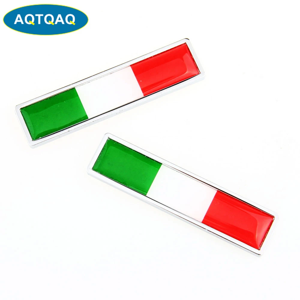 Car Stickers Flag Badge Label-Emblem Motorcycle-Accessories National Italy Country Car-Styling