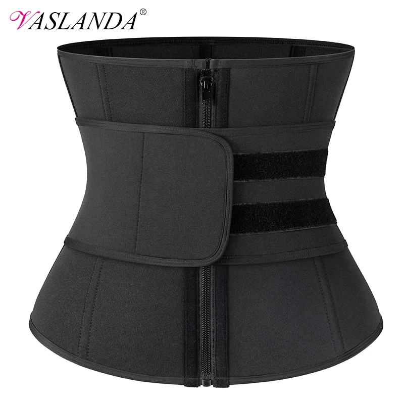 Comprar 9 huesos cintura entrenador corsé neopreno Fajas Cintas Modeladora cinturón remodelante de adelgazamiento entrenamiento Fajas correas modelado Shapewwear