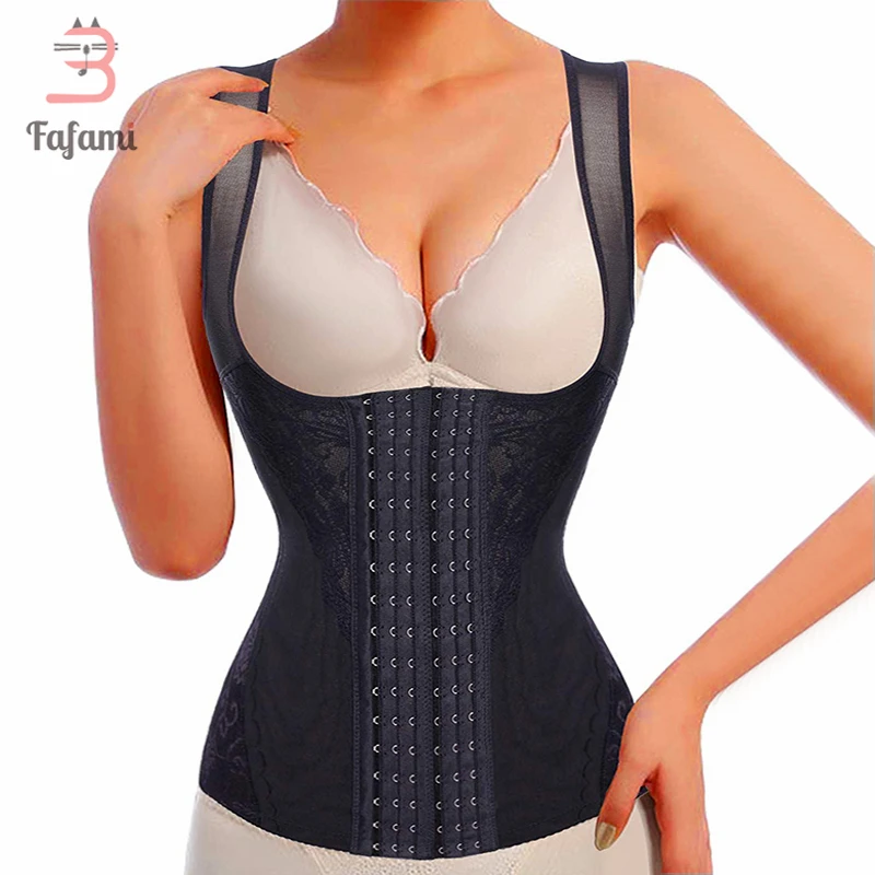 

Postpartum Bandage Women Waist Trainer Vest Breathable Shapewear Weight Loss Tank Top Shirt Workout Corset Reducing Belts Summer