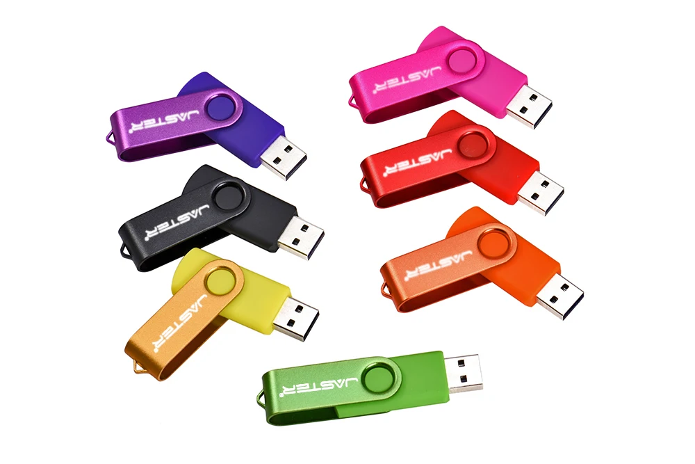 JASTER USB 2,0 бизнес пластиковый USB флеш-накопитель деликатный портативный накопитель 4 ГБ 8 ГБ 16 ГБ 32 ГБ 64 ГБ вращающийся флеш-накопитель u диск
