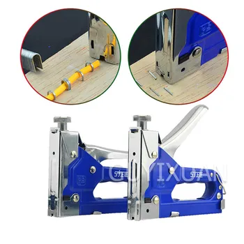 

Three-purpose code nail gun Nail gun Manual nail gun Home Door type u-shaped T type Nail gun