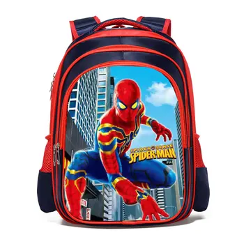 

Disney SpiderMan Boy Girl Children Kindergarten School bag Teenager Schoolbags Student Backpacks