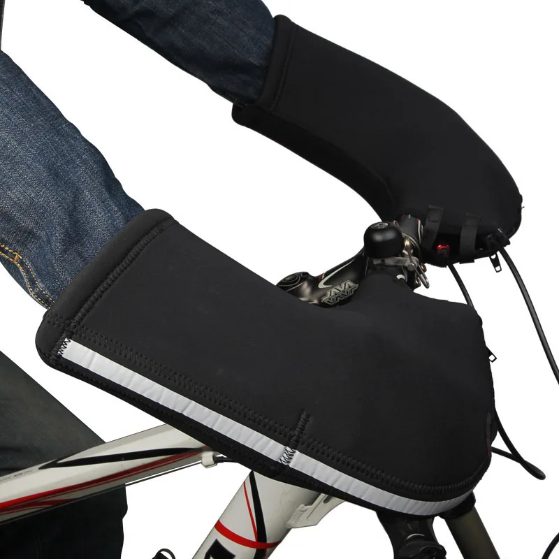 

1 Pair Cycling Gloves Wind Rainproof Handlebar Mittens Winter Warm MTB Mountain Road Bike Riding Handlebar Gloves For Men Women