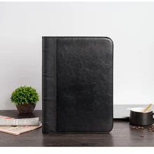 A4 бизнес-портфель для документов из искусственной кожи, органайзер для документов, бизнес-папка для конференций, папка для файлов