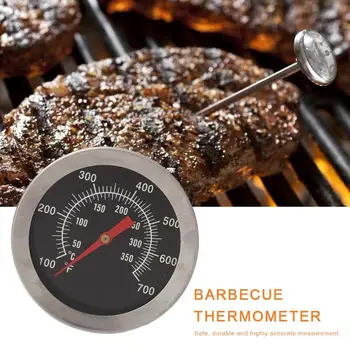 

BBQ Grill Thermometer Fried Food Oven 100-350 Celsius Stainless Steel Tool Camping for Household Indoor Kitchen Supplies
