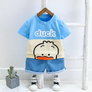 

Baby Boy Clothes Children Cotton Summer Cartoon patchwork T-shirt Shorts 2Pcs/set Infant Outfit Kid Toddler Tracksuits 0-5 years