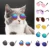 1pc Lovely Pet Cat Glasses Dog Glasses Pet Products For Little Dog Cat Eye-wear Dog Солнцезащитные Очки Фотографии Аксессуары Для домашних животных