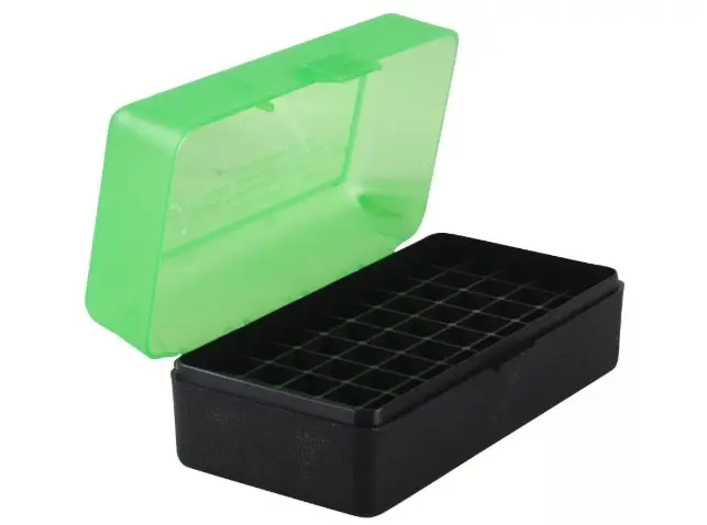 Бокс для патронов MTM Flip-Top Ammo Box 223 WSSM 243 500 S&ampW Magnum 50-Round RSLD-50-16T |