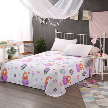 

Bed Sheets Bedcover Flat Sheet Cover Bedspread Bedroom Home Textile Skirt Full King Queen Size Bedsheets No pillowcase
