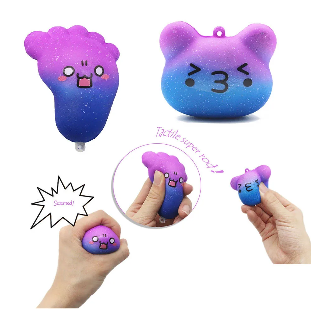 10 шт. мягкие Kawaii милый медведь Мороженое большие ноги медленно поднимающаяся коллекция лекарство подарок детские игрушки для детей Juguetes