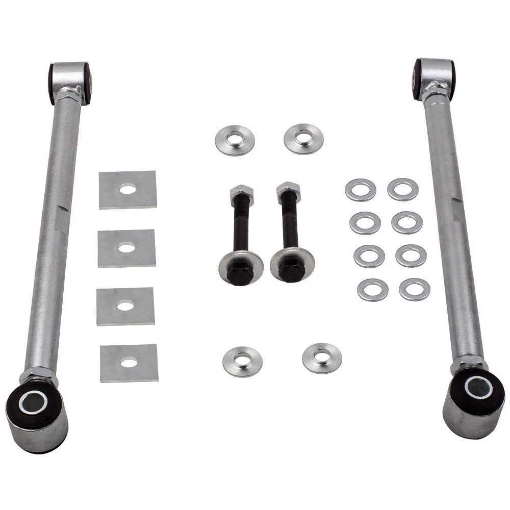 Adjustable Rear Strut Rods For Chevrolet Corvette 1963-1979 w/ Urethane Bushings &amp Hardware Silver Suspension Parts | Автомобили и