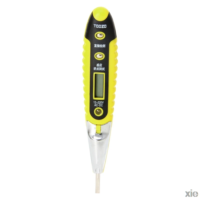 

Multifunction LED Digital Tester Pen Electonic Sensor Detector 12-220V AC DC
