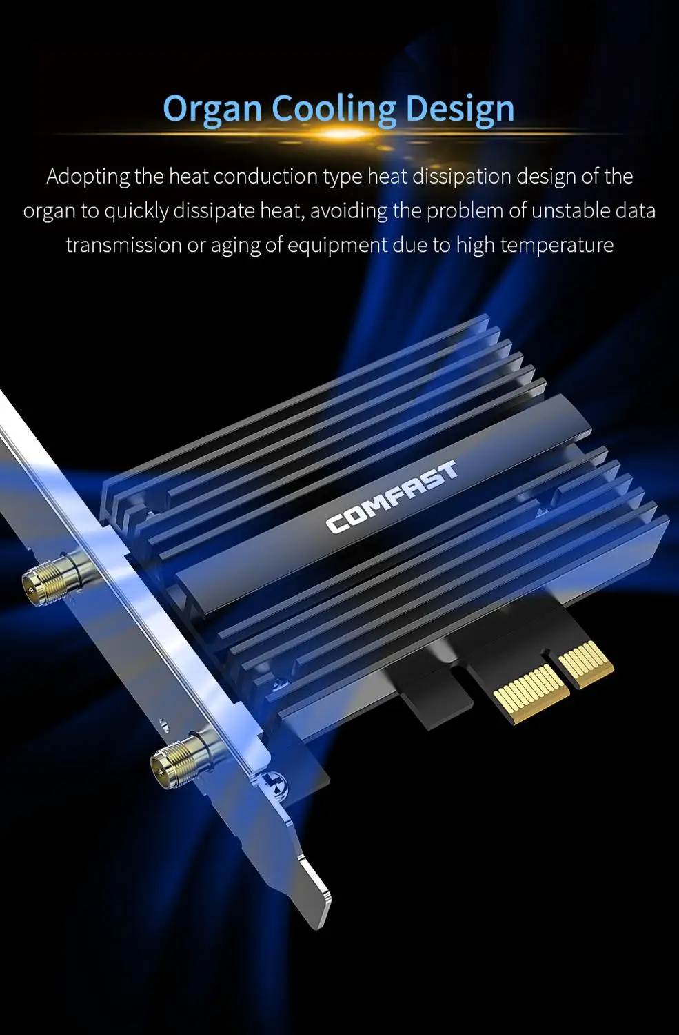 Двухдиапазонный 3000 Мбит/с Intel AX200 PCIe Беспроводной Wi Fi 6 Адаптер 2 4G/5 ГГц 802.11AX/AC Bluetooth