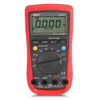 

UNI-T UT61B Digital Multimeter True RMS Auto Range AC DC Meter Data Hold Multimeter Ohmmeter