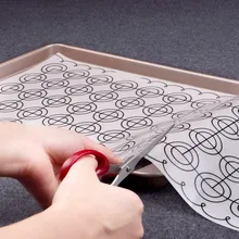 Многоразовый силиконовый коврик Макарон антипригарный коврик для выпечки термостойкий Коврик противень для выпечки кондитерский торт коврик Инструменты для выпечки для кухни выпечка