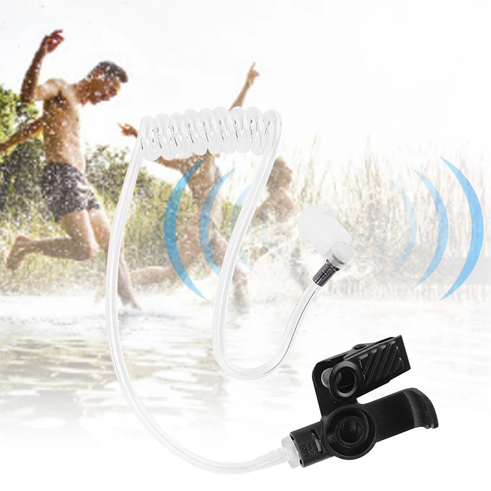 Earpiece for walkie talkie PU IP54 Waterproof Headphone In-Ear Air Guide Headset Accessory for ICOM IC-M33 M25 M34 earpiece
