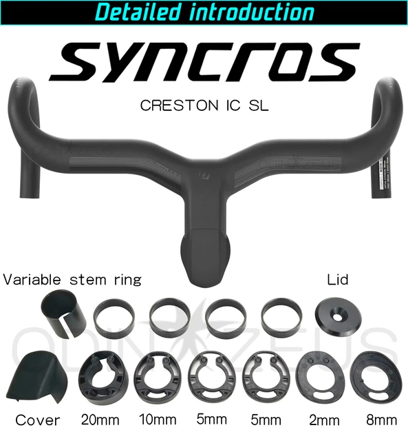 Syncros Creston iC SL X Carbon Gravel Manillar - 420mm