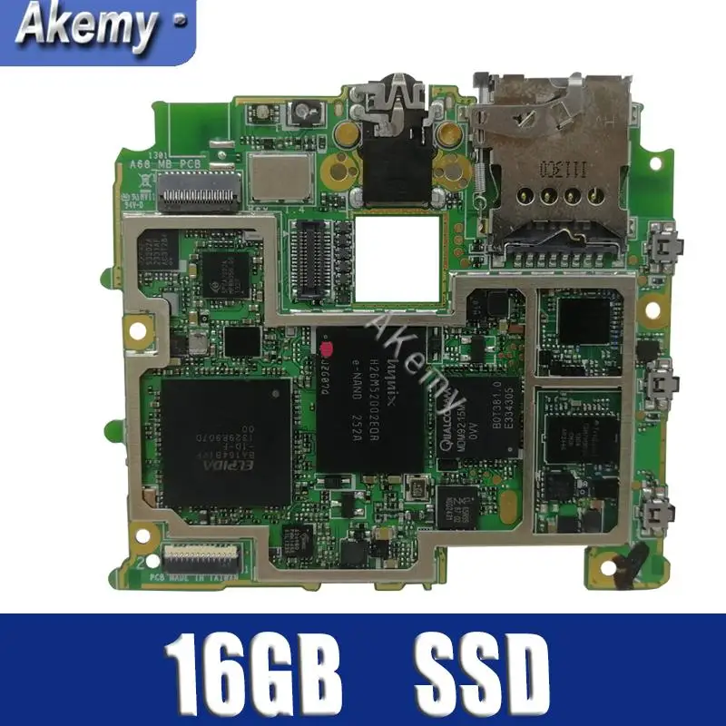 

For ASUS PadFone2 A68 motherboard (16GB + 2GB )A68 Mobile phone Mainboard Logic board System Board IMEI:353784054343480
