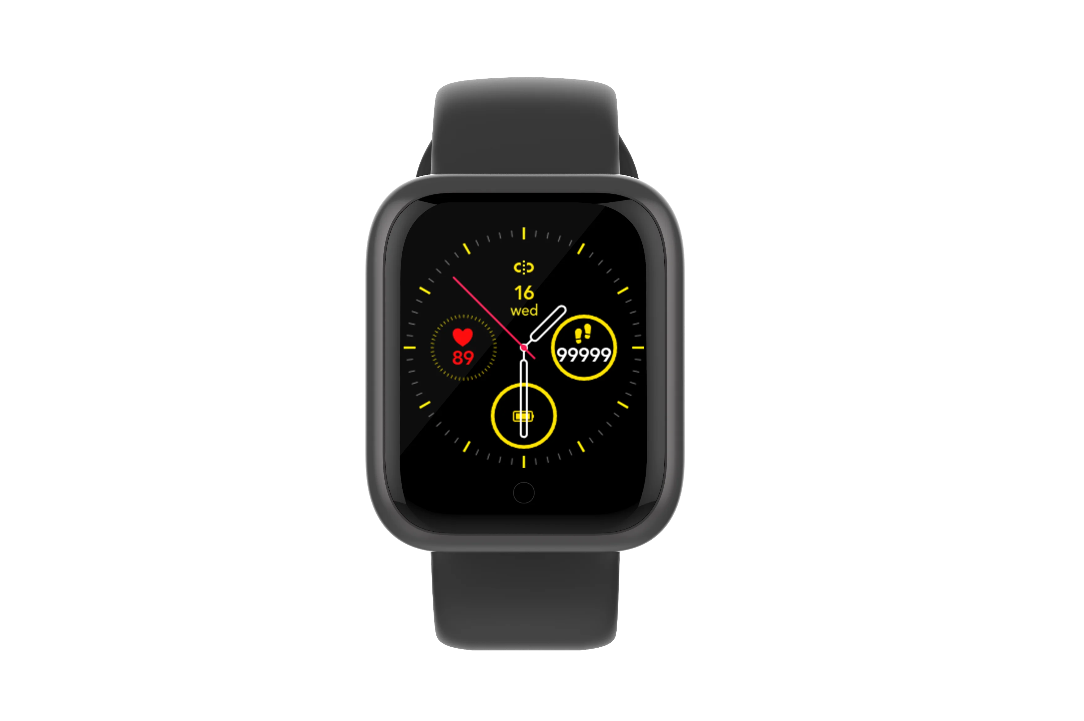 Для Android IOS смарт-часы для мужчин кровяное давление Smartwatch для женщин монитор сердечного ритма фитнес-трекер часы спортивная мода - Цвет: Black