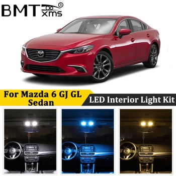 

BMTxms 13x Canbus For Mazda 6 GJ GL Sedan 2014-2020 Vehicle LED Interior Map Trunk Door License Plate Light Kit Car Accessories