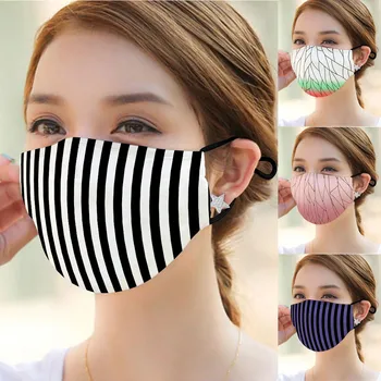 

Mundschutz Maske Printed Dust-proof Mask Washable Thick Breathable Mouth Mask Reusable Anti-haze Face Mask Masque De Protection