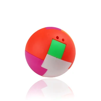

1 Pcs Mini Multi-Color Puzzle Assembling Ball Creative Plastic Puzzle Ball Education Toy Children Gift
