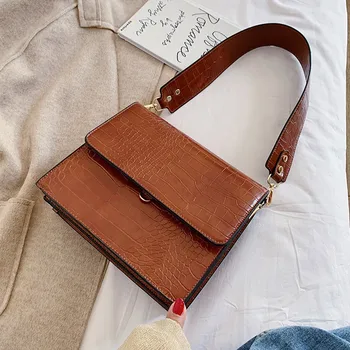 

Women's Designer Stone Pattern Hasp Hnadbag Leather Women Handbags Luxury Handbag 2020 Bag Phone Bag Shoulder Messenger Bag