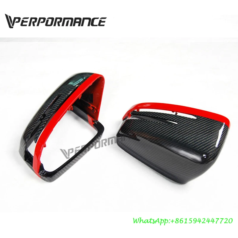 W204 боковые mirros чехлы из углеродного волокна для W204 C180 C200 C260 W212 W221 боковые mirros чехлы - Цвет: Red color